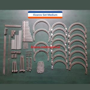 BISONS - Juego de Instrumentos Ortopédicos con Fijador Externo Ilizarov, Sistema de Anillos Circulares, Kit de Trauma para Alargamiento Óseo - Product Image 6