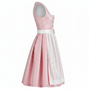 Robe Dirndl décontractée respirante de haute qualité pour femme, nouvelle collection Oktoberfest, broderie allemande, unie, longueur genou, sans manches - Product Image 4