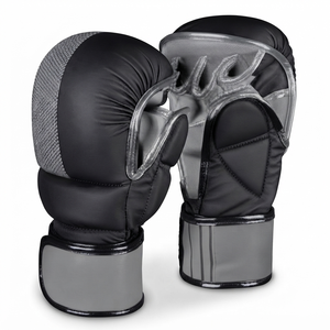 Guantes de Boxeo Personalizados SULTAN BOXING MA7 MMA, de Piel Sintética PU, Transpirables, Cómodos, con Agarre Elástico, de Medio Dedo, Unisex, para Entrenamiento - Product Image 6