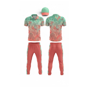 Custom Sublimation <b>Cricket</b> Uniform High Quality | Men Women Youth <b>Cricket</b> Wears Polo Shirt and Trouser <b>Full</b> Team Outfit - Product Image 2