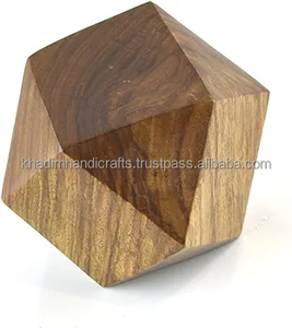 ถ้วยรางวัลและแผ่นโลหะแผ่นไม้ธรรมชาติสำหรับวางบนโต๊ะสำนักงานรูปทรงเพชรเป็นมิตรกับสิ่งแวดล้อม - Product Image 2