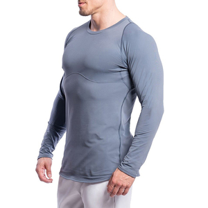 Vêtements de sport respirants pour hommes, chemises de compression très vendues, légères, pour hommes - Product Image 2