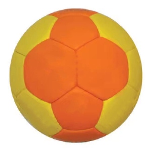 Ballon de handball bicolore en PU, professionnel, pour matchs en salle et en extérieur, entraînement, sac en filet pliable imprimé sur mesure, vente en gros - Product Image 1