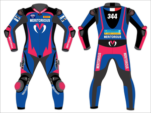Men’s Custom Cowhide/Kangaroo Leather Racing Suit One Piece Jumpsuit/Traje with CE <b>Level</b> 2 Armor | Custom OEM Manufacturer - Product Image 1