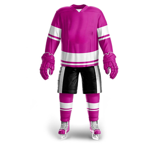 <b>Hot</b> Selling Ice Hockey Uniform With 100% Polyester Custom Soccer Jersey Logo Casual Wear Adult Team Sports Ice Hockey Uniforms - Product Image 2