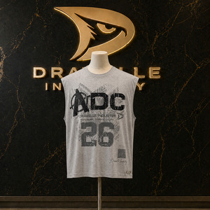 Men's <b>Y2K</b> Graphic Tank <b>Top</b> | Oversized Sleeveless Muscle Tee | Grunge Streetwear Cotton Vest Shirt | ADC 26 Print | OEM Custom - Product Image 1