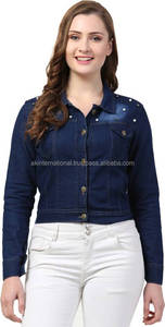 Veste en jean pour femme, veste en jean 100% coton doux, de qualité supérieure, vente en gros, offre spéciale - Product Image 4