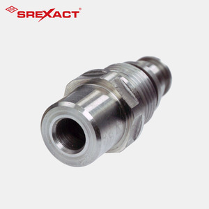 Pièces de soupape hydraulique en laiton usinées avec précision par CNC SREXACT, composants métalliques - Product Image 5
