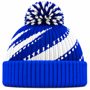 Bonnets d'hiver chauds de haute qualité, couleur unie, tricot épais, bonnets personnalisés avec rayures contrastées pour hommes et femmes - Product Image 6
