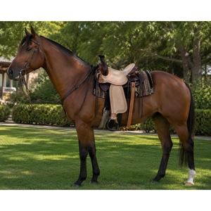 Selle de cheval western en cuir véritable sur mesure, selle d'équitation de cowboy haut de gamme avec outillage décoratif, étrier OEM - Product Image 3