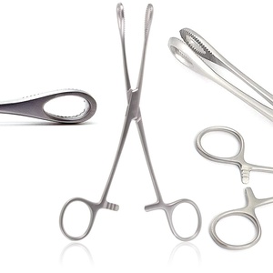 Pinzas Foréster Ranuradas de Acero Inoxidable de Alta Calidad de 7 Pulgadas para Perforaciones Corporales y Manipulación de Joyas - Product Image 1