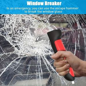 Maniglia di Assistenza per Portiera Auto in Alluminio di Alta Qualità, Portatile, con LED, Strumento di Emergenza per Anziani e Disabili, Impugnatura Nera e Rossa - Product Image 5