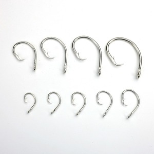 ตะขอเบ็ดวงกลมแบบหนาพิเศษ ยี่ห้อ Yooseung Industrial สำหรับตกปลาทูน่าในทะเลน้ำเค็ม แบบปลายแหลม มีเงี่ยง - Product Image 1