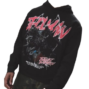 Hiver Extérieur Mode Chaud Hommes Coton Hoodies Multicolor Solid Pullover Hoodies Sweatpants Set For Unisex - Product Image 1