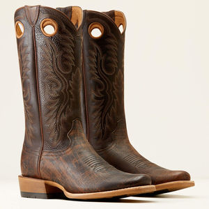 Botas vaqueras de estilo occidental de PU de tacón bajo sin cordones, de alta calidad para caminar, precio mayorista - Product Image 5