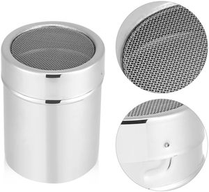 Wholesale Stainless Steel Dredge Set Without Handle Customized Logo for Coffee Cocoa Salt Pepper From India - Product Image 5