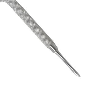 Poussoir à cuticules carré professionnel en acier inoxydable de qualité salon, réutilisable, prix d'usine, outil de nettoyage des ongles pour manucure - Product Image 6