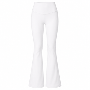 High Quality Wide Leg Yoga Pants Custom Women Workout Butt Lift Yoga Wear Slim Fit Sports <b>Flared</b> Trousers Gym <b>Legging</b> - Product Image 1