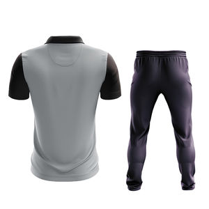 ชุดทีมคริกเก็ตสีเทา น้ำหนักเบา ผลิตจากโพลีเอสเตอร์ แบบสั้น พิมพ์ลายด้วยความร้อน ราคาขายส่ง รับผลิตแบรนด์ส่วนตัว - Product Image 4