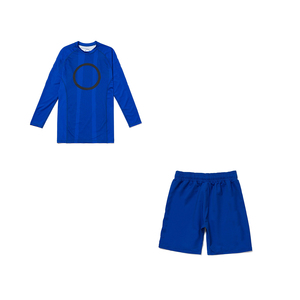 Tenue de combat personnalisée : Rashguard et short de Muay Thai vierges pour sublimation, vêtements d'arts martiaux BJJ, vêtements de gym extensibles - Product Image 1