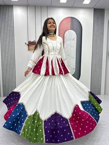 LAHENGA KEDIYU (CHOLI) PURE COTTON INNER <b>MICRO</b> COTTON WITH LACE WORK SUIT - Product Image 3