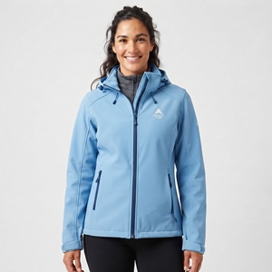 Chaqueta Softshell al por Mayor para Mujer, Impermeable, para Senderismo al Aire Libre, Fabricante Personalizado, Chaqueta Softshell con Capucha para Mujer - Product Image 1