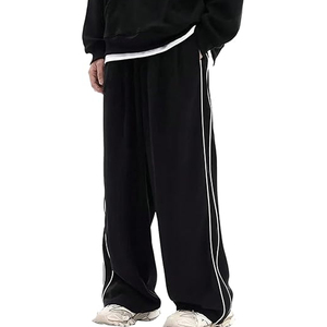 Nouveau pantalon cargo fonctionnel en polyester pour homme, style rétro américain, coupe droite décontractée avec cordon de serrage, collection Printemps/Été - Product Image 1