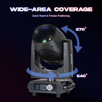 Projecteur professionnel à tête mobile 360W pour grandes cérémonies d'inauguration, 13 motifs, 14 couleurs, 2 angles de faisceau