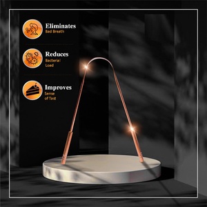 Smooth Edge Copper Tongue Scraper Lightweight and Comfortable for Easy Oral Cleaning from Indian Manufacturer and Supplier - Product Image 3