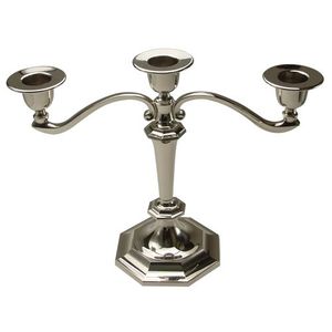 Support de candélabre en métal artistique pour centre de table, décoration intérieure et arrangement élégant de bougies pour célébrations - Product Image 4