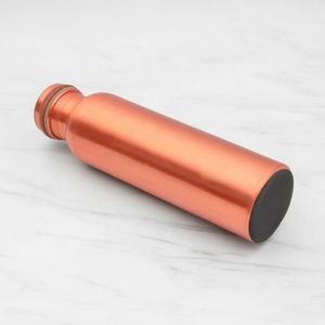 Copper Water <b>Bottle</b> Matte Finish ay goodbye to ordinary water <b>bottles</b> and embrace the sophisticated Matte Copper <b>Bottle</b> by Healt - Product Image 5