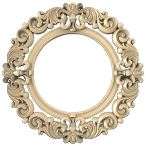 Marcos de pintura de madera antiguos grandes personalizados únicos marco de fotos de madera tallado dorado barroco Marco de imagen de lienzo adornado - Product Image 1