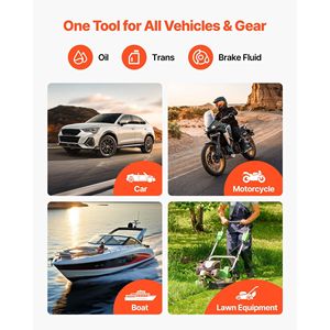 Estrattore di Fluidi Automobilistici Manuale 1500CC, Facile Cambio Olio con Tubi di Prolunga Lunghi, Strumento per Riparazione Auto - Product Image 5