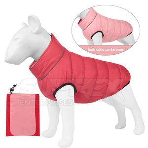 Veste légère et moderne en polyester et coton pour petits chiens et chats, tissu doux et confortable, idéale pour les sorties hivernales - Product Image 2