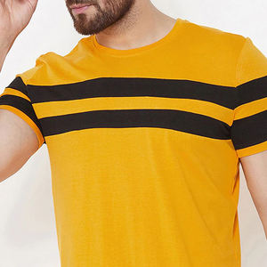 T-shirt de sport pour homme en polyester/coton, nouvelle collection, tissu de qualité supérieure, style décontracté imprimé, logo personnalisé, séchage rapide, vente en gros - Product Image 6