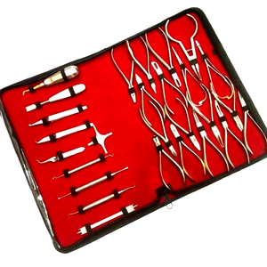 Juego de Instrumentos Dentales de Ortodoncia Básica Profesional, Kit de Restauración de Rellenos Compuestos, Herramientas de Odontología de Acero Inoxidable - Product Image 1