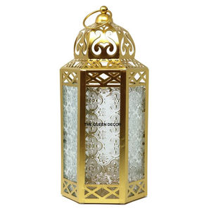 Pot à bougie en béton au design attrayant et unique à prix raisonnable, lanterne dorée d'inspiration vintage, très populaire - Product Image 6