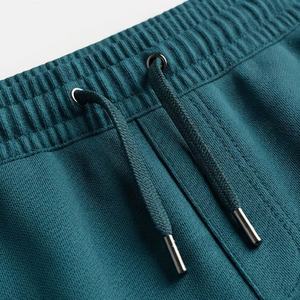 Pantalones Cortos Deportivos de Algodón de Color Personalizado de Alta Calidad para Hombre, Casuales, Largos, con Cordón, Cintura Elástica, Estilo Urbano, Patchwork - Product Image 4