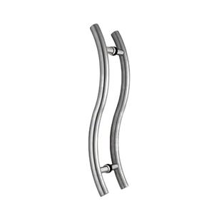 Modern S-Style Stainless Steel Door Pull Handle Ladder Handle <b>for</b> <b>Windows</b> Bathrooms <b>for</b> Hotels <b>Wooden</b> Brass Options Available - Product Image 1