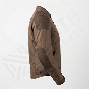 Chaqueta de Piel de Oveja para Hombre, de Alta Calidad, Resistente al Viento e Impermeable, Corte Ajustado, Cuello Alto, Tejido de Invierno, Equipo de Protección - Product Image 3
