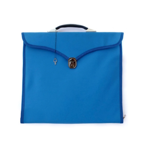 Bolsas y estuches personalizados con logo a color, estilo maleta con cierre de cremallera, para regalia masónica y cosméticos - Product Image 4