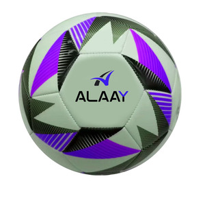 ลูกฟุตบอลเย็บด้วยเครื่องจักร ขนาดมาตรฐาน 2/3 ผลิตจากวัสดุ PU สำหรับฝึกซ้อม  ลูกฟุตบอล PVC - Product Image 5