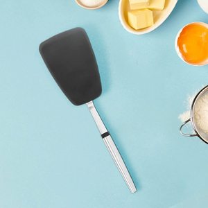 Wholesale Manufacturer Stainless Steel Handle <b>Silicone</b> Spatula Kitchen <b>Cooking</b> <b>Utensil</b> Household Use Cream Egg Turner Spatula - Product Image 4