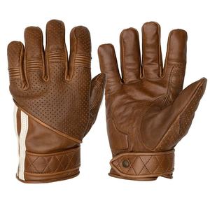 Guantes de Motociclismo de Cuero Genuino, Impermeables, Térmicos, Compatibles con Pantalla Táctil - Product Image 1