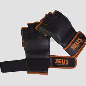 Soft Half Finger Hand Protective Taekwondo Gloves Breathable Leather Material Taekwondo Gloves By Zeus International - Product Image 2