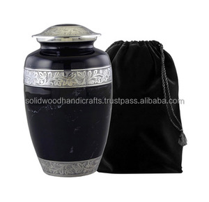 Urnes funéraires décoratives en laiton, faites à la main, pour hommes et femmes. - Product Image 4