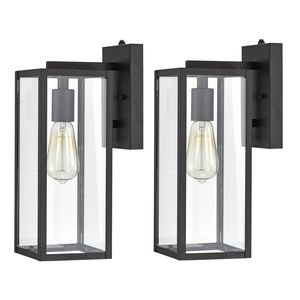 Set di 2 Lampade da Parete per Esterni con Sensore Crepuscolare, Eleganti Soluzioni di Illuminazione per Giardini e Ingressi - Product Image 1