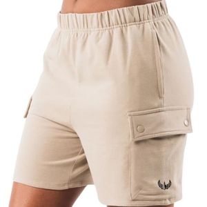 <b>Women's</b> Beige <b>Cargo</b> <b>Shorts</b> Relaxed Fit Multi Pocket Casual Utility <b>Shorts</b> Lightweight Outdoor Hiking Training Gym Activewear Bot - Product Image 3