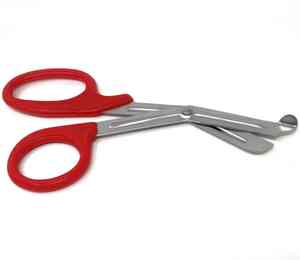 Tijeras Médicas al por Mayor a Bajo Precio con Mangos Rojos, Tijeras para Vendajes de Emergencia - Product Image 2