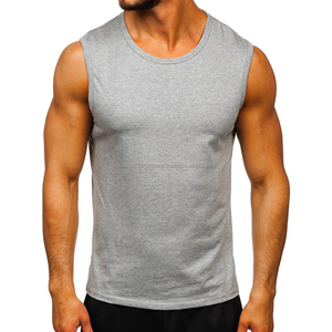 Meilleurs débardeurs de sport pour hommes, t-shirt sans manches ample, style américain, vintage, en coton lavé, tricoté, respirant - Product Image 6